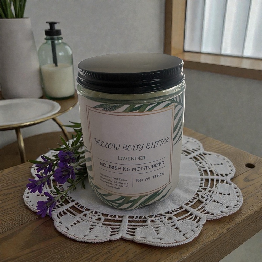 Tallow whipped  Body Butter 12oz
